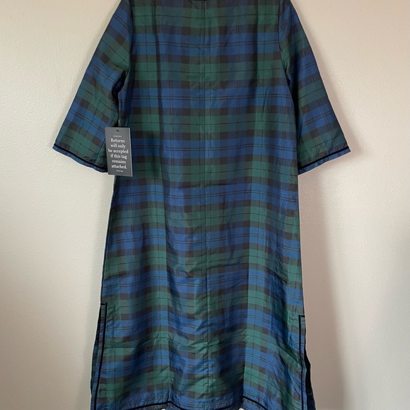 Tuckernuck Velvet Trimmed Blackwatch Jamie Dress - Picture 6 of 10